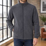 Cornelius Stand Collar Jacket - Gray