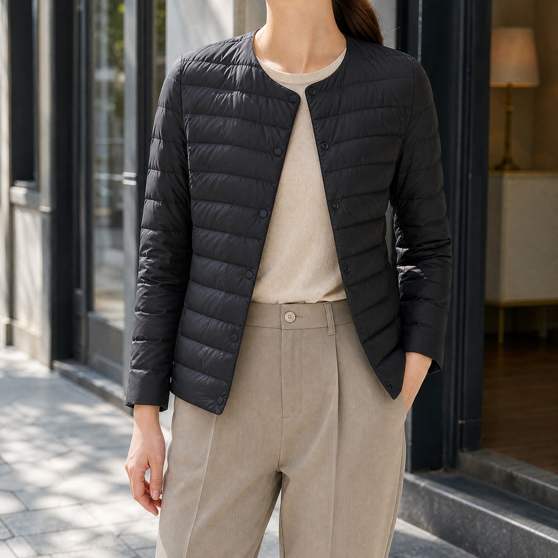 Mackenzie-Mae Quilted Jacket - Black