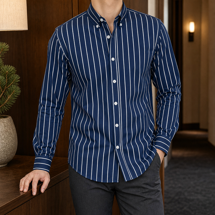 George-Hayes Striped Shirt