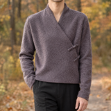 Harrison-Lane Pure Wool Sweater - Mauve
