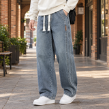 Felix-Cole Straight-Leg Jeans - Retro Blue