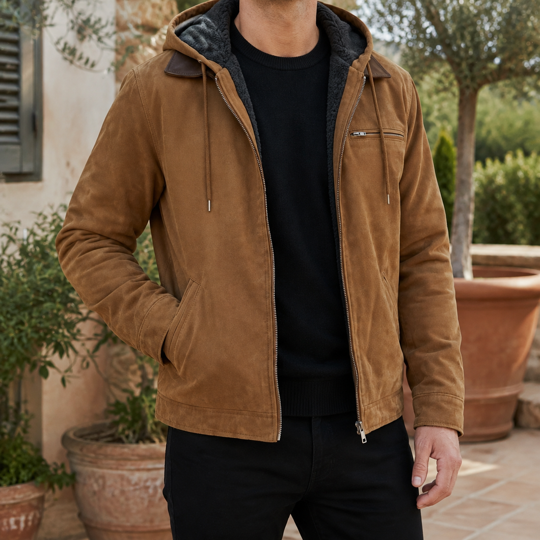 Zane Vintage Jacket - Brown