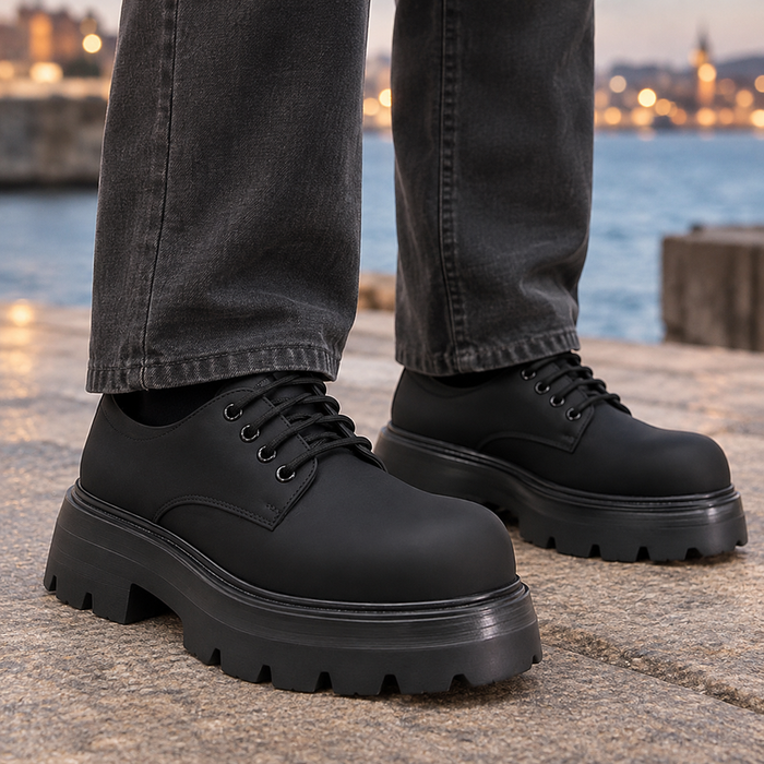 Bruni-Milano Platform Derby Shoes