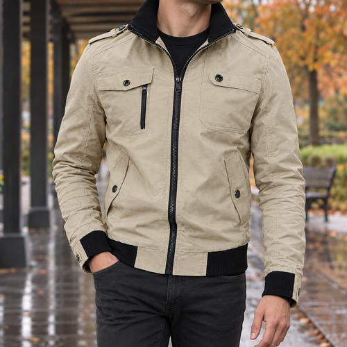 Adam-Wren Utility Jacket - Khaki