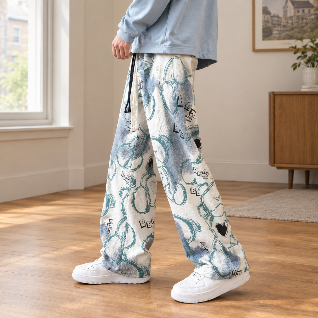 Simeon-Grant Relaxed Pants - White