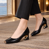 Torino-Firenze Sculptural Heel Pumps - Black