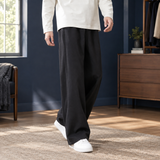 Nathaniel-Cole Wide Leg Pants - Black