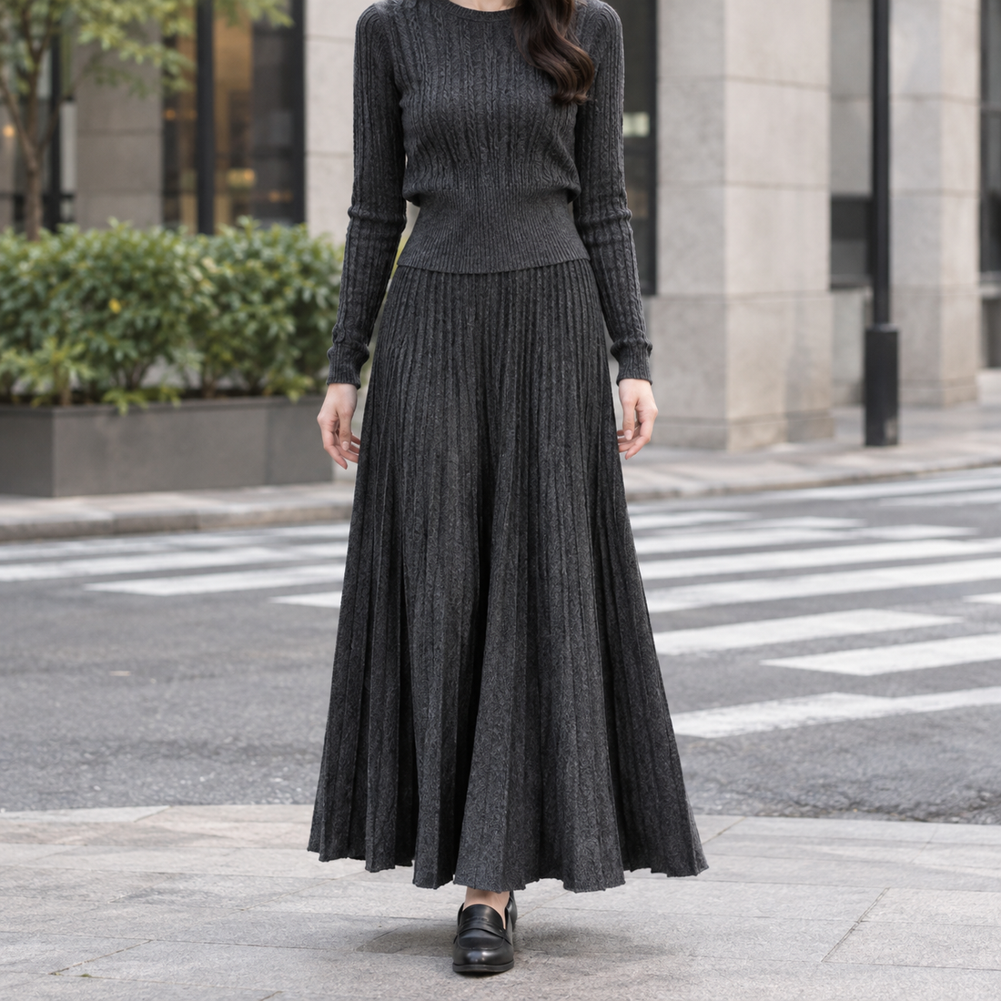 Guinevere-Grace Cashmere Skirt - As Pictured