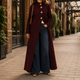 Eleanor-Jade Longline Jacket - Red