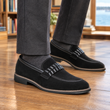 Taranto Suede Loafers - Black