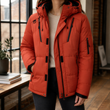 Natalia-Jade Utility Coat - Red