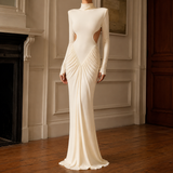 Noemie Cutout Maxi Dress - Light Apricot
