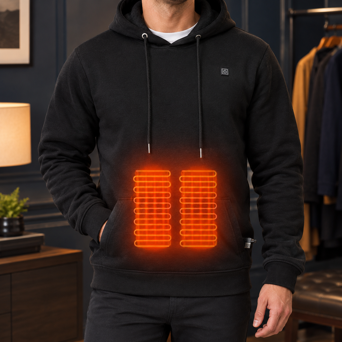 Wilder-Stone Heated Hoodie - Black
