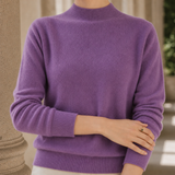 Francesca Cashmere Sweater - Purple