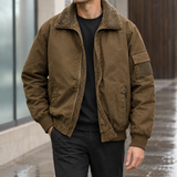 Simon-Lane Cotton Jacket - Brown