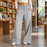 Ariane-Kate Wide Leg Pants - Light Gray