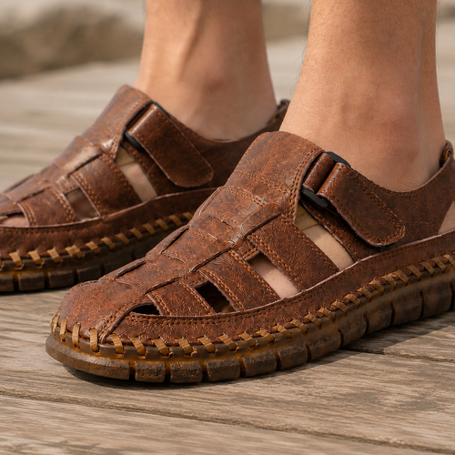 Acerbi Fisherman Sandals - Brown