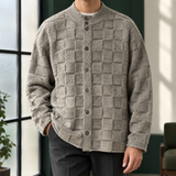 Leon-James Textured Cardigan - Camel