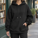 Ilaria-Kate Oversized Hoodie - Black