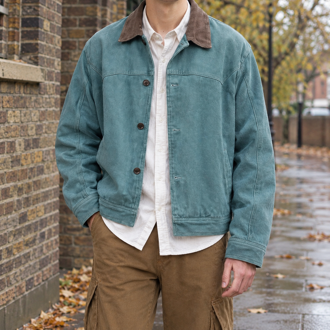 Philip-Rhys Workwear Jacket - Blue