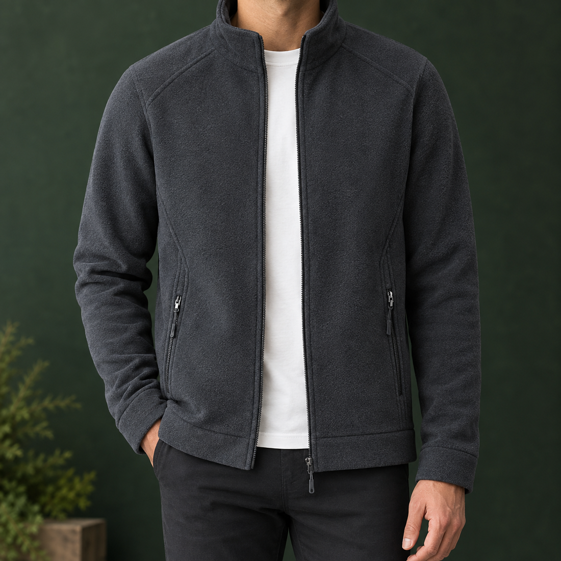 Holden-Lane Fleece Jacket - Black