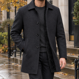Amos-Wade Wool Coat - Black