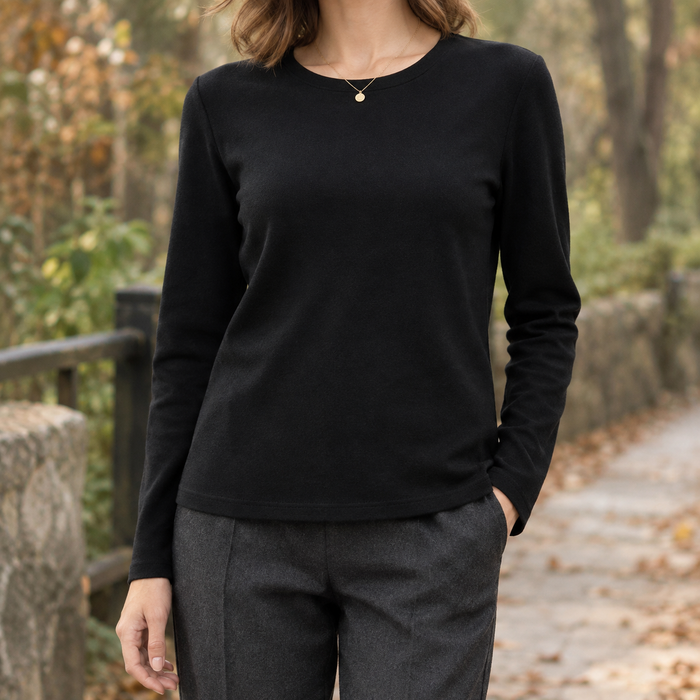 Eleanor-Skye Wool Silk Top