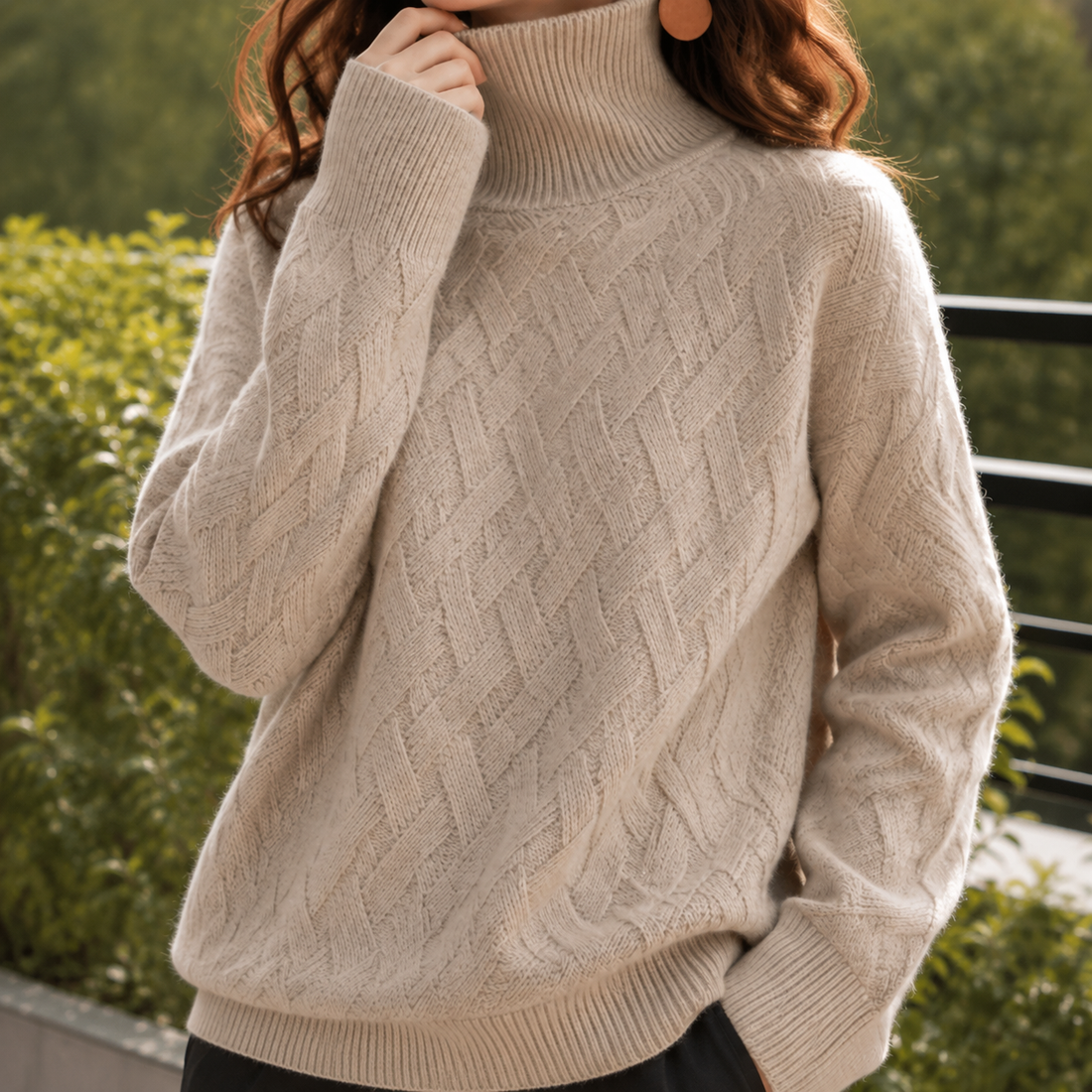 Meredith Cable Sweater - Camel