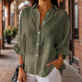 Tatiana-Hope Relaxed Shirt - Olive Green