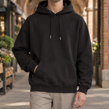 Eamon Hooded Hoodie - Black