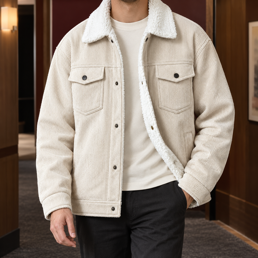 Mortimer-Miles Cashmere Jacket - Off White