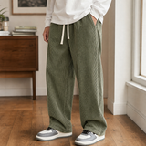 Emrys-Wren Wide Leg Pants - Olive Army Green
