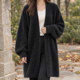 Etta-Jane Longline Cardigan - Black