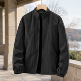 Samson-Stone Stand Collar Jacket - Black