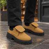 Montalto-Capri Suede Derby Shoes - Khaki