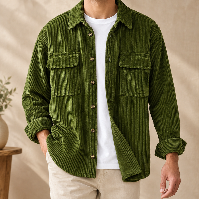 Harlan-West Corduroy Overshirt
