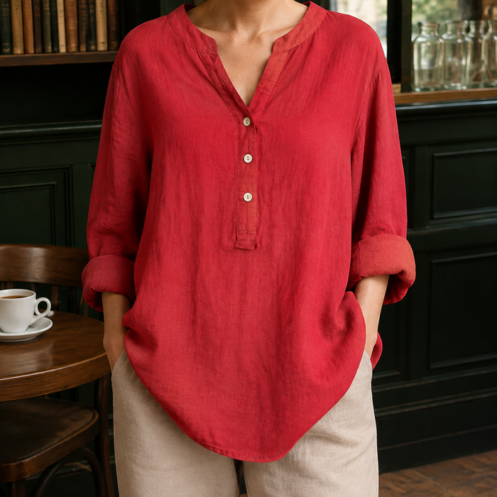 Georgina-Skye V Neck Blouse
