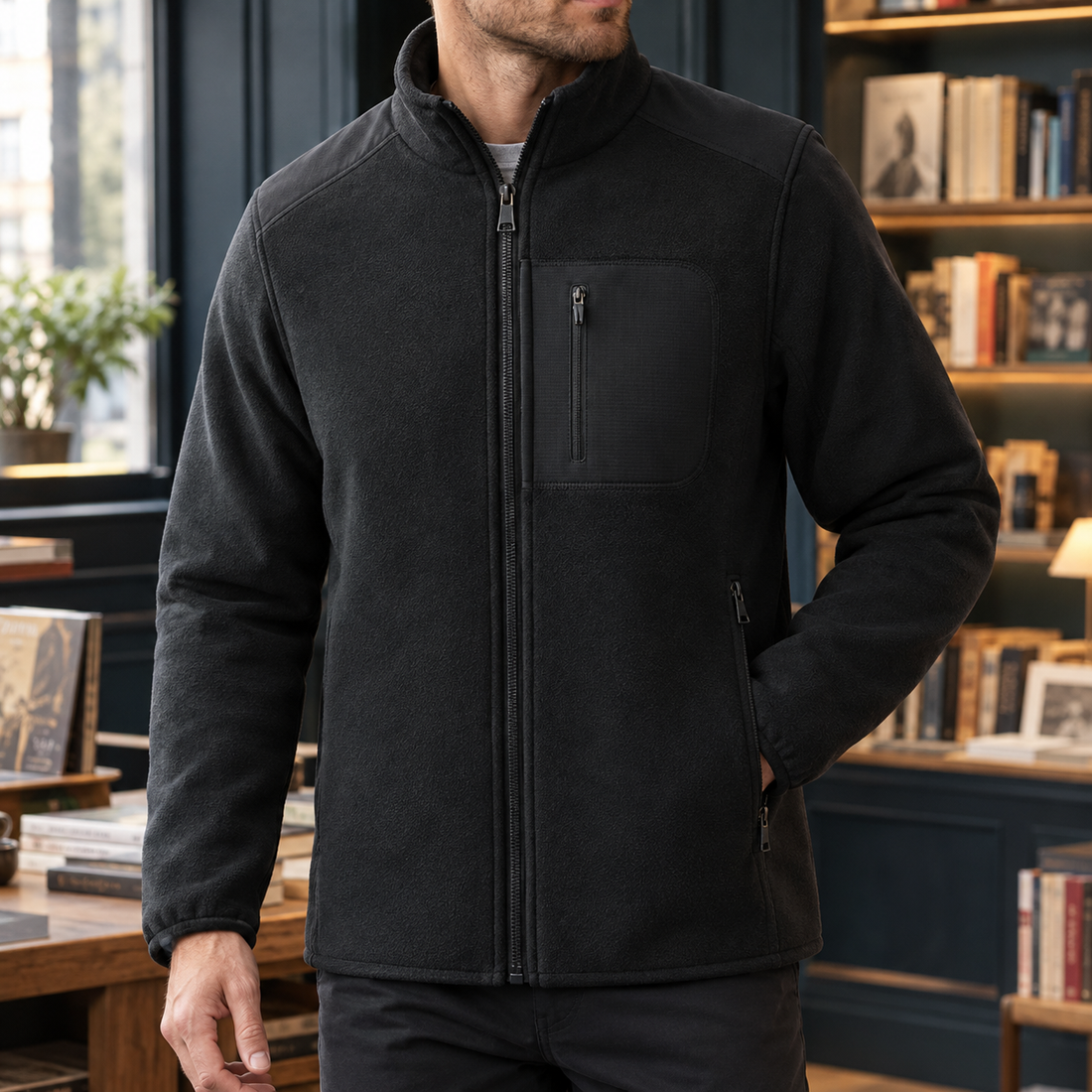 Michael Cashmere Jacket - Black
