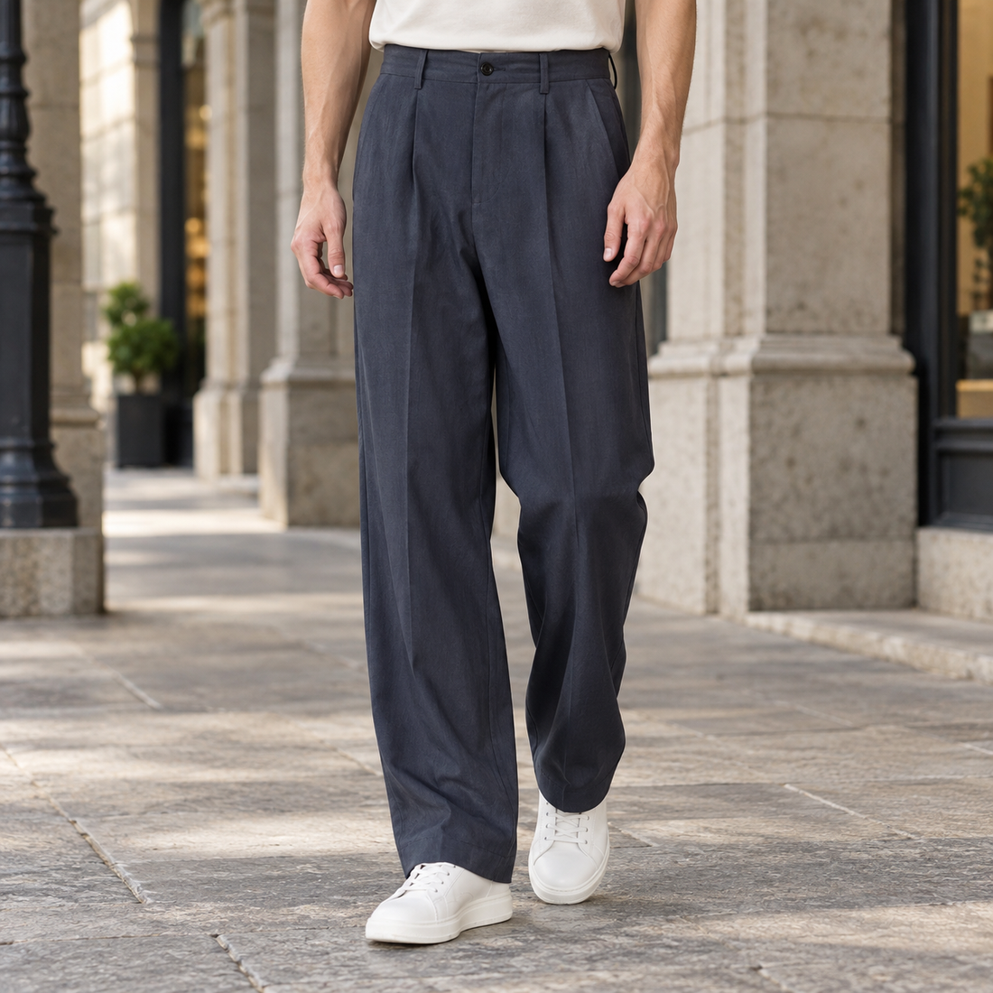 Ferrand-West Relaxed Pants - Gray
