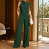 Tatiana Wide Leg Jumpsuit - Green