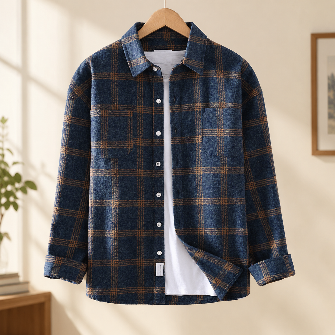 Zachary-Cole Check Shirt - Blue