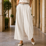 Esme Wide Leg Pants - Off White