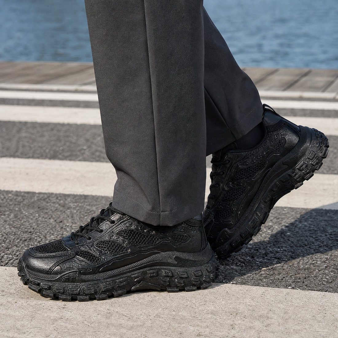 Benedetti-Volo Chunky Sneakers - Black