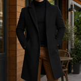 Zachary-Grant Tailored Coat - Black