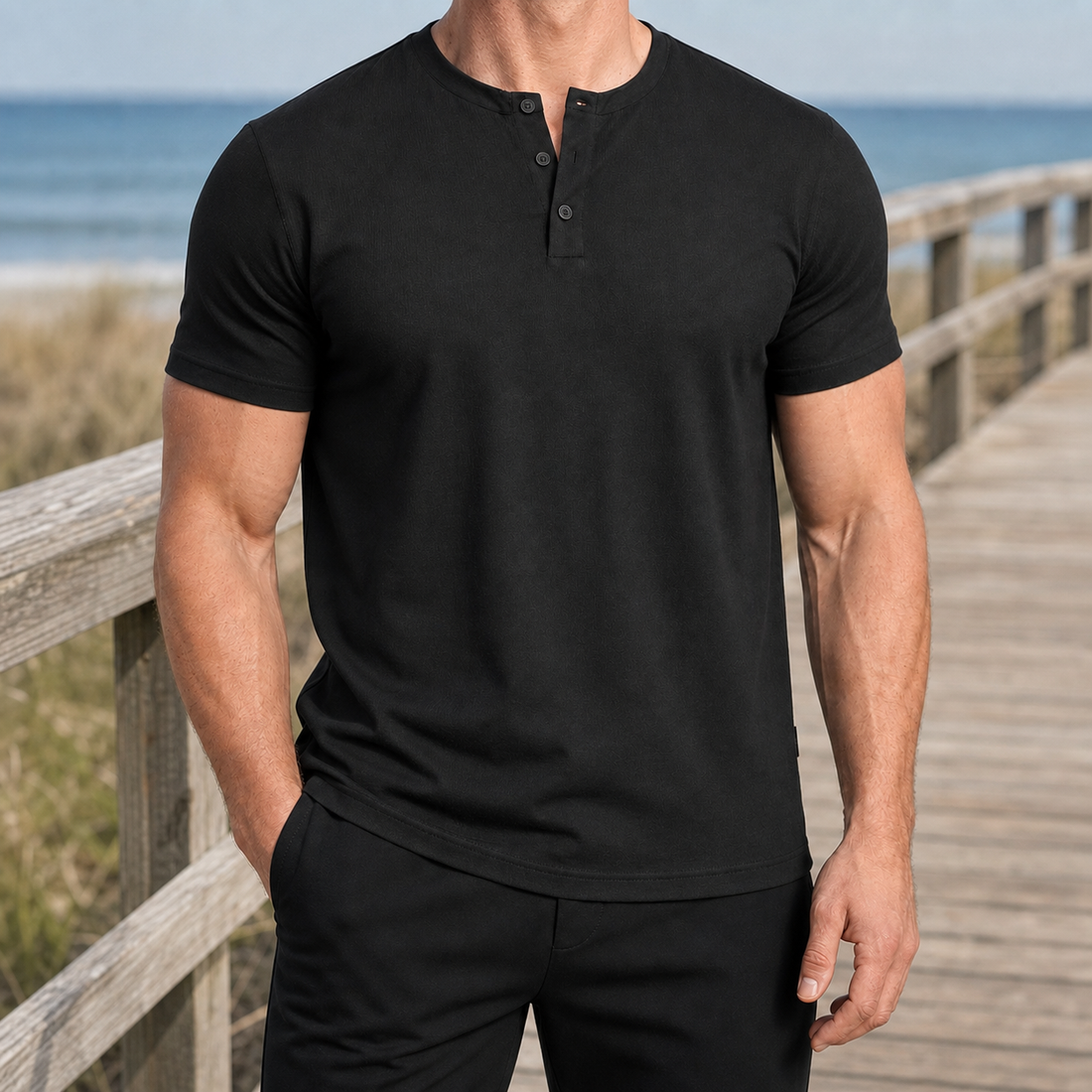 Jayden Henley Tee - Black