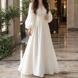 Tatiana-Jane Empire Waist Dress - Apricot