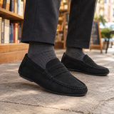 Cortona Penny Loafers - Black