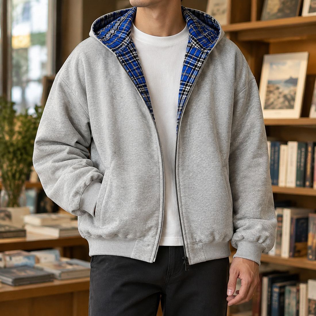Roland Reversible Jacket - Blue