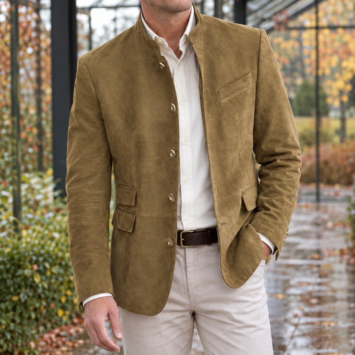 Carter-Tate Stand Collar Blazer