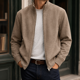 Zane-Miles Suede Jacket - Khaki
